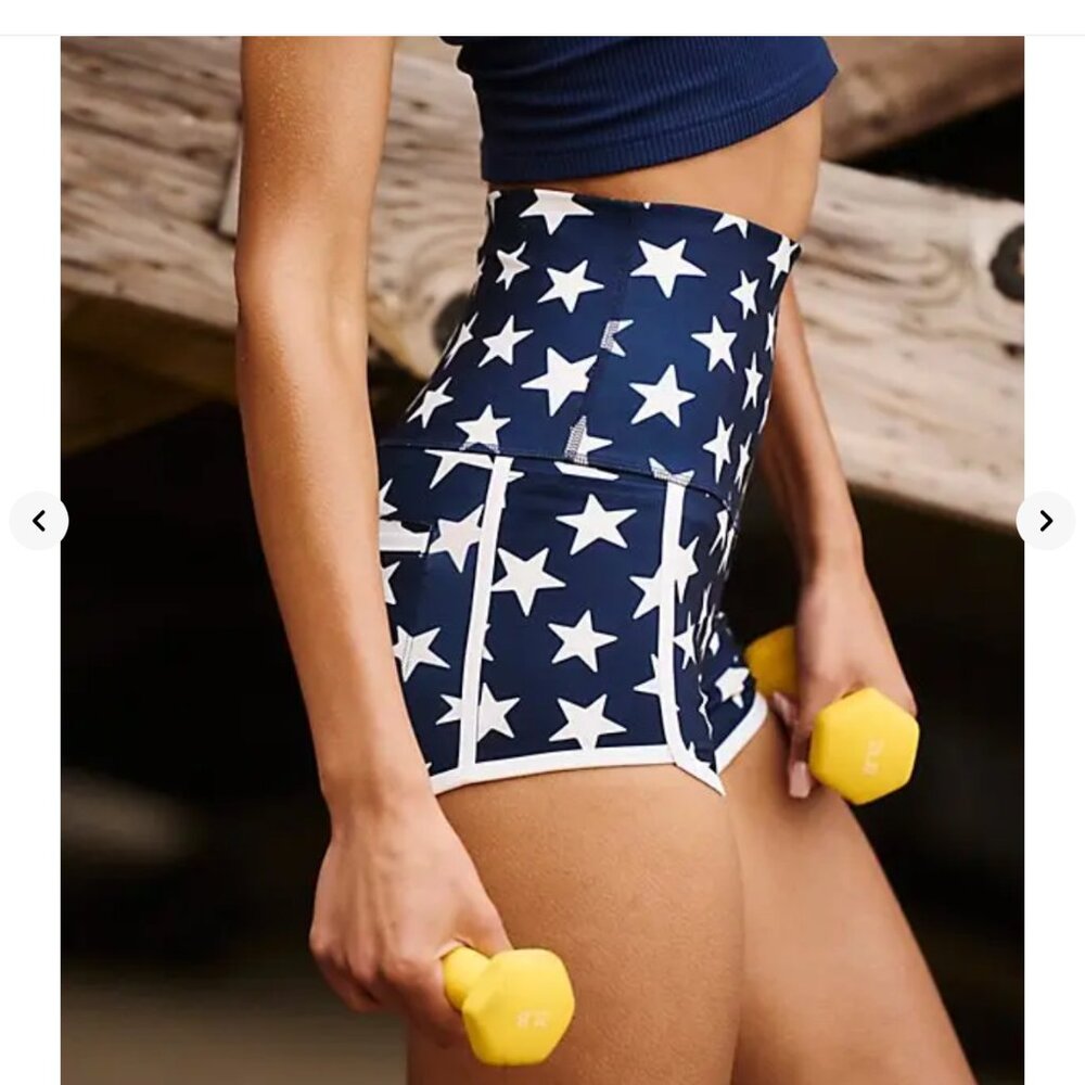 NWOT Free People Island Time Printed Shorts - Picture 5 of 8